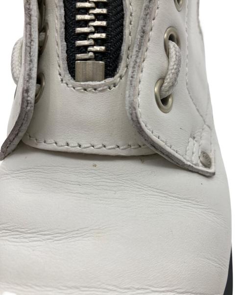 Dr.Martens（ドクターマーチン）Dr.Martens (ドクターマーチン) 1460 TWIN ZIP  8ホールブーツ ホワイト サイズ:UK 3の古着・服飾アイテム