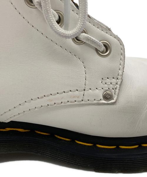 Dr.Martens（ドクターマーチン）Dr.Martens (ドクターマーチン) 1460 TWIN ZIP  8ホールブーツ ホワイト サイズ:UK 3の古着・服飾アイテム