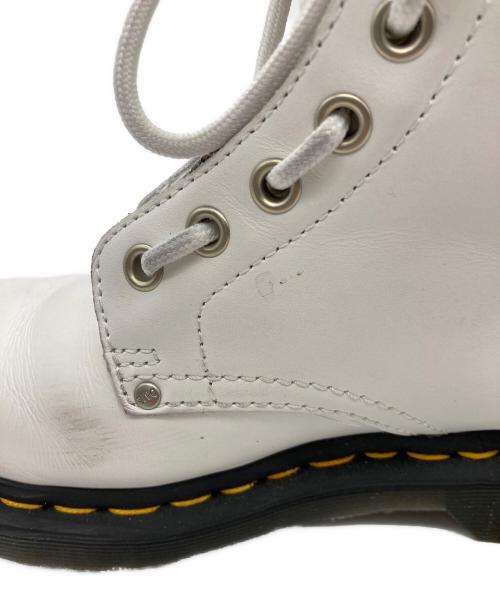 Dr.Martens（ドクターマーチン）Dr.Martens (ドクターマーチン) 1460 TWIN ZIP  8ホールブーツ ホワイト サイズ:UK 3の古着・服飾アイテム
