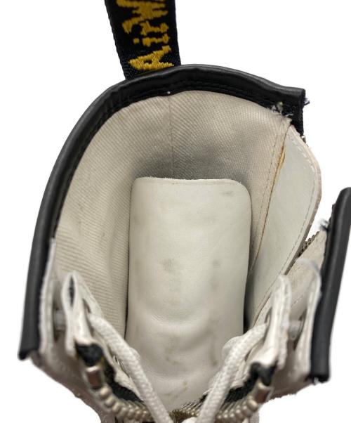 Dr.Martens（ドクターマーチン）Dr.Martens (ドクターマーチン) 1460 TWIN ZIP  8ホールブーツ ホワイト サイズ:UK 3の古着・服飾アイテム