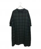 45Rフォーティファイブ・アール）の古着「梳毛ウールのドレス」｜グリーン