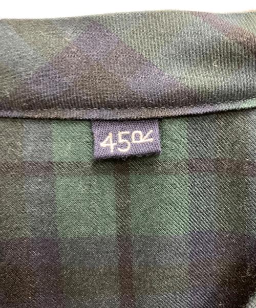45R（フォーティファイブ・アール）45R (フォーティファイブ・アール) 梳毛ウールのドレス グリーン サイズ:FREEの古着・服飾アイテム