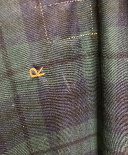 45R（フォーティファイブ・アール）45R (フォーティファイブ・アール) 梳毛ウールのドレス グリーン サイズ:FREEの古着・服飾アイテム