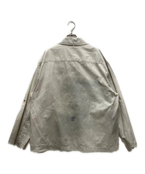OAMC（オーエーエムシー）OAMC (オーエーエムシー) ボタンアップロングスリーブパフシャツ グレー サイズ:Lの古着・服飾アイテム