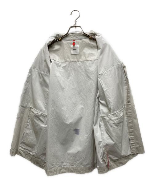 OAMC（オーエーエムシー）OAMC (オーエーエムシー) ボタンアップロングスリーブパフシャツ グレー サイズ:Lの古着・服飾アイテム