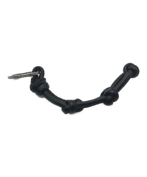 BOTTEGA VENETA（ボッテガベネタ）BOTTEGA VENETA (ボッテガベネタ) バッグチャーム ブラックの古着・服飾アイテム