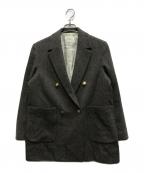 IENAイエナ）の古着「杢ツイード W前ジャケット」｜ブラウン