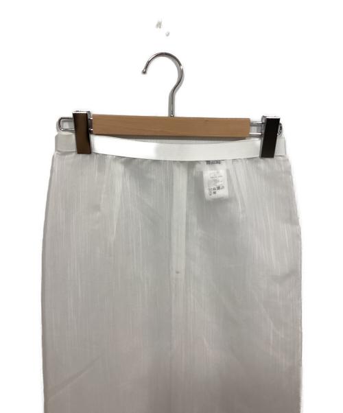 MOUJIC（ムジィーク）MOUJIC (ムジィーク) レースシアースカート ホワイト サイズ:36の古着・服飾アイテム