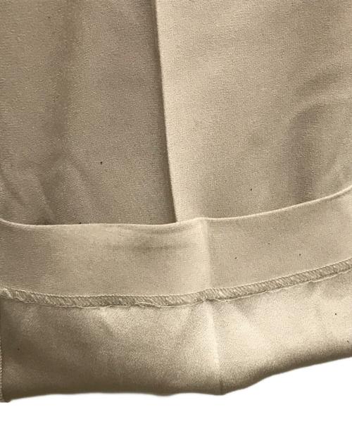 IENA（イエナ）IENA (イエナ) TA/PL ジョーゼットタックワイドパンツ ベージュ サイズ:34の古着・服飾アイテム