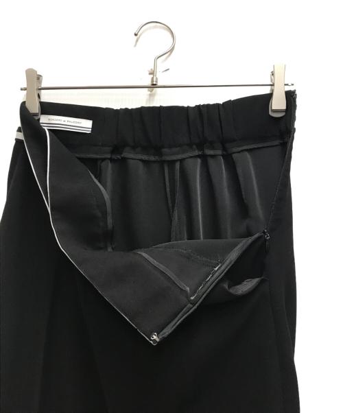 BORDERS at BALCONY（ボーダーズアットバルコニー）BORDERS AT BALCONY (ボーダーズアットバルコニー) TAPERD PANTS ブラック サイズ:36の古着・服飾アイテム