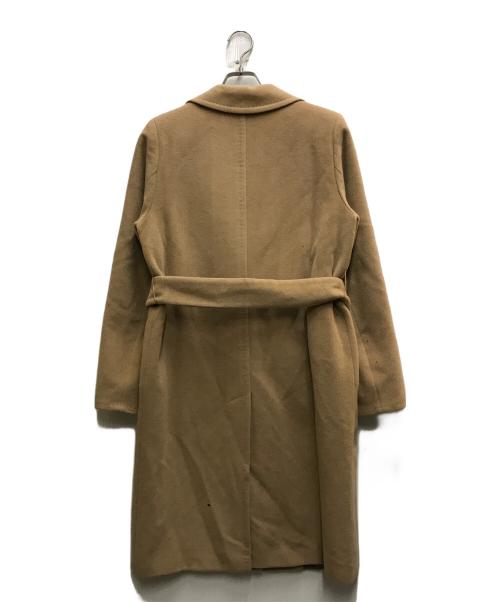 MaxMara（マックスマーラ）MaxMara (マックスマーラ) アンゴラ混ウールコート ベージュ サイズ:38の古着・服飾アイテム