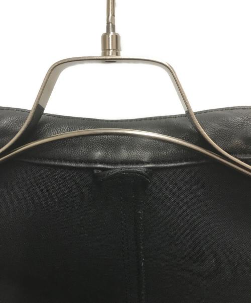 Hysteric Glamour（ヒステリックグラマー）Hysteric Glamour (ヒステリックグラマー) ボンディングゴートレザーシングルライダースジャケット ブラック サイズ:Mの古着・服飾アイテム