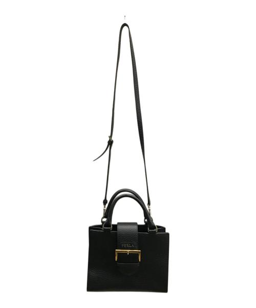 FURLA（フルラ）FURLA (フルラ) 2WAYバッグ ブラックの古着・服飾アイテム