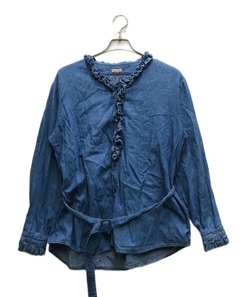 KAPITAL（キャピタル）KAPITAL (キャピタル) デニムシャツ ブルー サイズ:XSの古着・服飾アイテム
