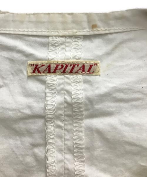 KAPITAL（キャピタル）KAPITAL (キャピタル) ブラウスワンピース ホワイトの古着・服飾アイテム