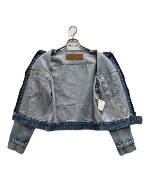 INSCRIRE（アンスクリア）INSCRIRE (アンスクリア) Denim Riders Jacket ネイビー サイズ:36の古着・服飾アイテム