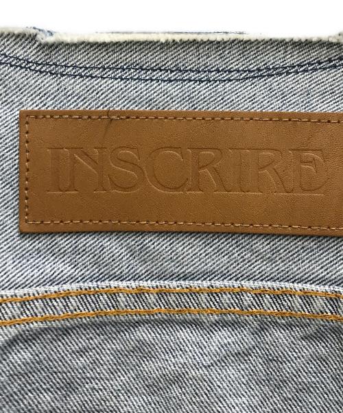 INSCRIRE（アンスクリア）INSCRIRE (アンスクリア) Denim Riders Jacket ネイビー サイズ:36の古着・服飾アイテム