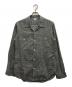 ATLAST & CO（アットラスト）の古着「ROUND COLLAR SHIRTS / GINGHAM CHECK」｜グレー