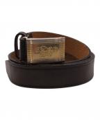 ATLAST & COアットラスト）の古着「INITIAL BELT」｜ブラック