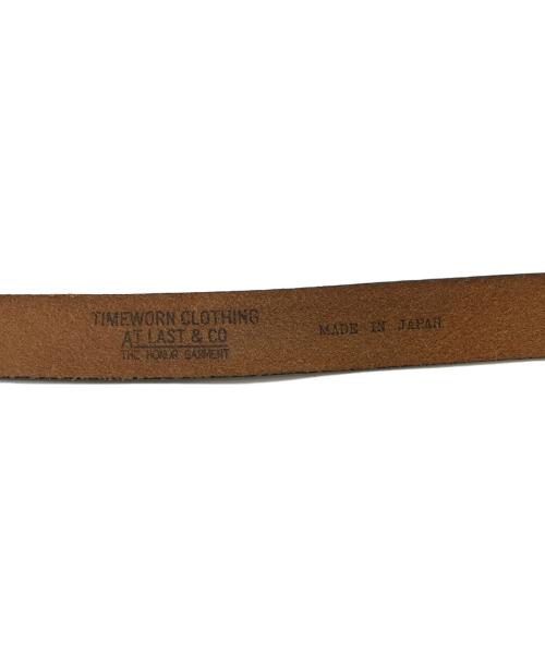 ATLAST & CO（アットラスト）ATLAST & CO (アットラスト) INITIAL BELT ブラックの古着・服飾アイテム