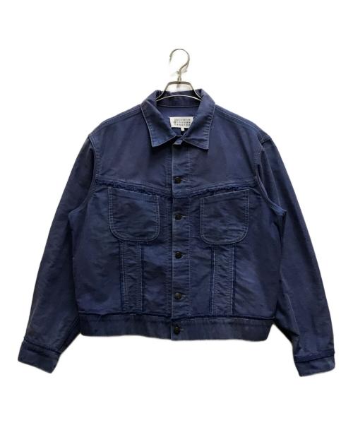 Maison Margiela（メゾンマルジェラ）Maison Margiela (メゾンマルジェラ) 23SS モールスキンジャケット インディゴ サイズ:48の古着・服飾アイテム