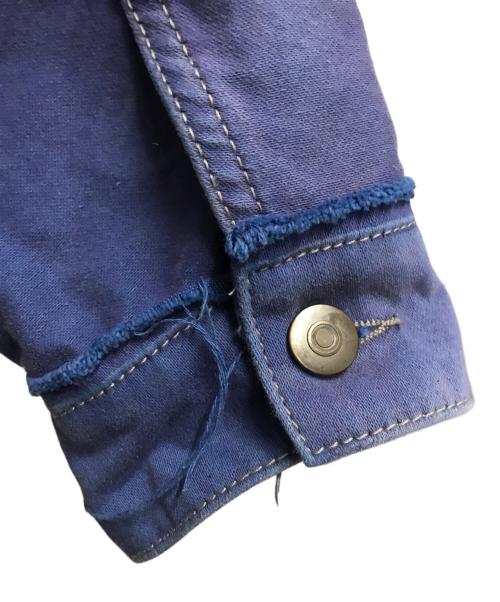 Maison Margiela（メゾンマルジェラ）Maison Margiela (メゾンマルジェラ) 23SS モールスキンジャケット インディゴ サイズ:48の古着・服飾アイテム