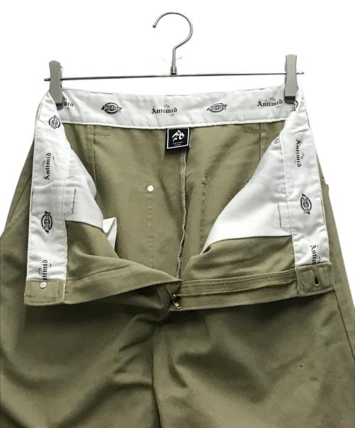 ANTIMID（アンチミッド）ANTIMID (アンチミッド) Dickies (ディッキーズ) DOUBLE KNEE PANTS ベージュ サイズ:Lの古着・服飾アイテム