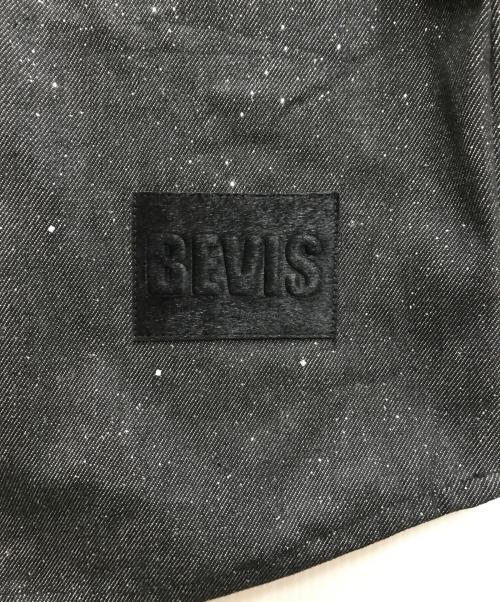 Bevis studio（ビーヴィス・スタジオ）Bevis studio (ビーヴィス・スタジオ) ベースボールシャツ ブラック サイズ:Mの古着・服飾アイテム