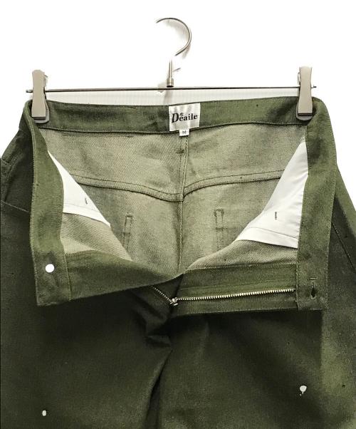 Deaile（ディアイル）DEAILE (ディアイル) ワイドパンツ オリーブ サイズ:Mの古着・服飾アイテム