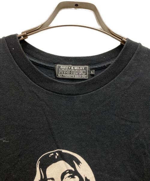 Hysteric Glamour（ヒステリックグラマー）Hysteric Glamour (ヒステリックグラマー) LEATHER WOMAN Tシャツ ブラック サイズ:Lの古着・服飾アイテム