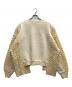 AMBERGLEAM (アンバーグリーム) emake Art Rum wool Knit ベージュ サイズ:M：12000円