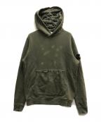 STONE ISLANDストーンアイランド）の古着「ガーメントダイフーディー」｜カーキ