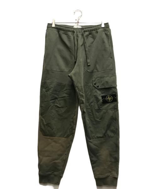 STONE ISLAND（ストーンアイランド）STONE ISLAND (ストーンアイランド) BRUSHED ORGANIC COTTON FLEECE カーキ サイズ:Mの古着・服飾アイテム