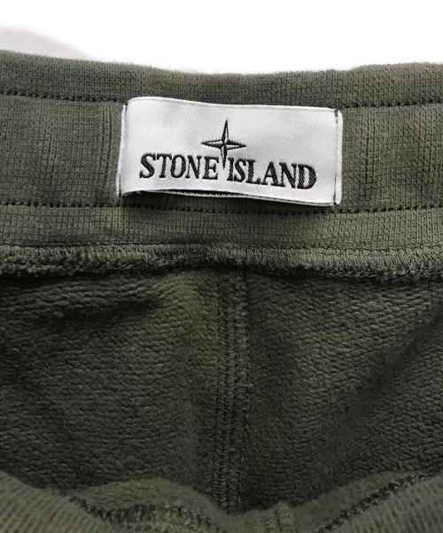 STONE ISLAND（ストーンアイランド）STONE ISLAND (ストーンアイランド) BRUSHED ORGANIC COTTON FLEECE カーキ サイズ:Mの古着・服飾アイテム