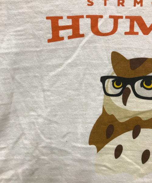 HUMAN MADE（ヒューマンメイド）HUMAN MADE (ヒューマンメイド) ロゴプリントTEE ホワイト サイズ:Sの古着・服飾アイテム