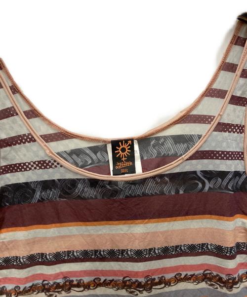 Jean Paul GAULTIER（ジャンポールゴルチェ）Jean Paul GAULTIER (ジャンポールゴルチェ) タンクトップ パープル サイズ:Mの古着・服飾アイテム
