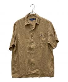 POLO RALPH LAUREN（ポロ・ラルフローレン）の古着「リネンシャツ」｜ベージュ