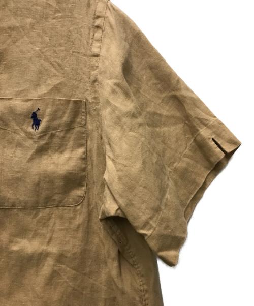 POLO RALPH LAUREN（ポロ・ラルフローレン）POLO RALPH LAUREN (ポロ・ラルフローレン) リネンシャツ ベージュ サイズ:Mの古着・服飾アイテム