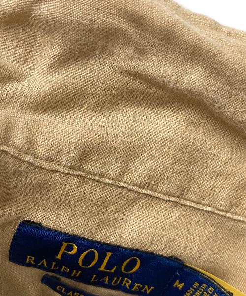 POLO RALPH LAUREN（ポロ・ラルフローレン）POLO RALPH LAUREN (ポロ・ラルフローレン) リネンシャツ ベージュ サイズ:Mの古着・服飾アイテム