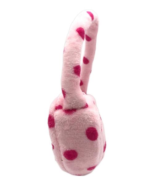 ANS DOTSLOEVNER（アンス ドッツローヴナー）ans dotsloevner (アンス ドッツローヴナー) HEART IN HIS EAR PINK DOT BAG ピンクの古着・服飾アイテム