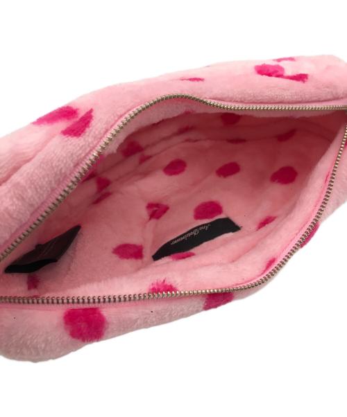 ANS DOTSLOEVNER（アンス ドッツローヴナー）ans dotsloevner (アンス ドッツローヴナー) HEART IN HIS EAR PINK DOT BAG ピンクの古着・服飾アイテム
