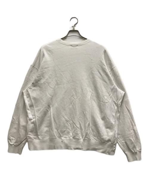 URU（ウル）URU (ウル) CREW NECK OVER SWEAT ホワイト サイズ:Sの古着・服飾アイテム