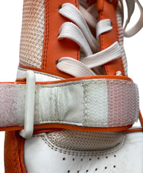 LOUIS VUITTON（ルイ ヴィトン）LOUIS VUITTON (ルイ ヴィトン) LVトレイナー ライン オレンジ×ホワイト サイズ:9 1/2の古着・服飾アイテム