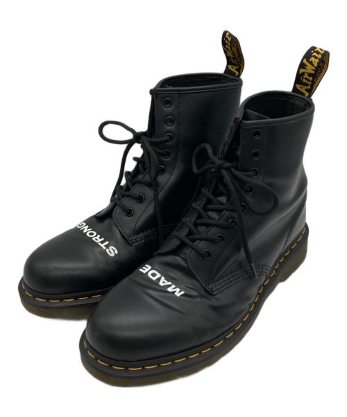 Dr.Martens（ドクターマーチン）Dr.Martens (ドクターマーチン) MADE STRONG 8ホールブーツ ブラック サイズ:UK9の古着・服飾アイテム