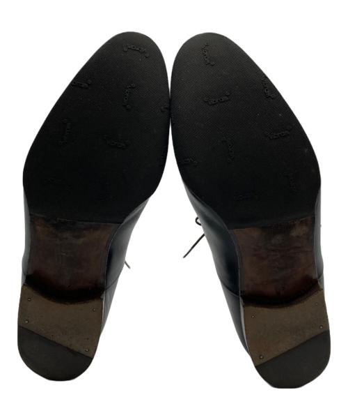 ENZO BONAFE（エンツォボナフェ）ENZO BONAFE (エンツォボナフェ) キャップトゥシューズ ブラック サイズ:不明（6.5相当）の古着・服飾アイテム