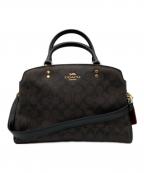 COACHコーチ）の古着「リリーキャリオール2WAYバッグ」｜ブラウン