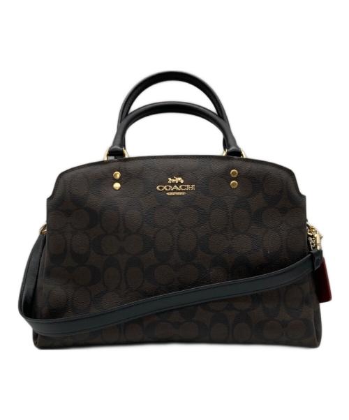 COACH（コーチ）COACH (コーチ) リリーキャリオール2WAYバッグ ブラウンの古着・服飾アイテム