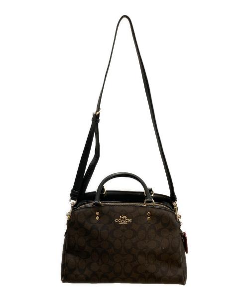 COACH（コーチ）COACH (コーチ) リリーキャリオール2WAYバッグ ブラウンの古着・服飾アイテム