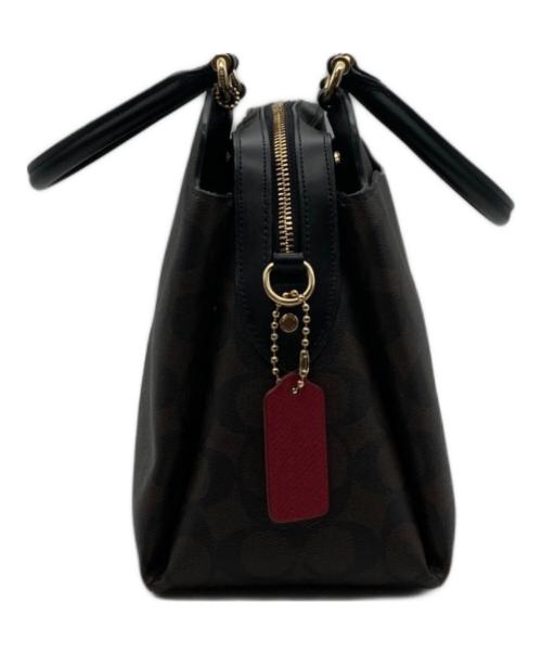 COACH（コーチ）COACH (コーチ) リリーキャリオール2WAYバッグ ブラウンの古着・服飾アイテム