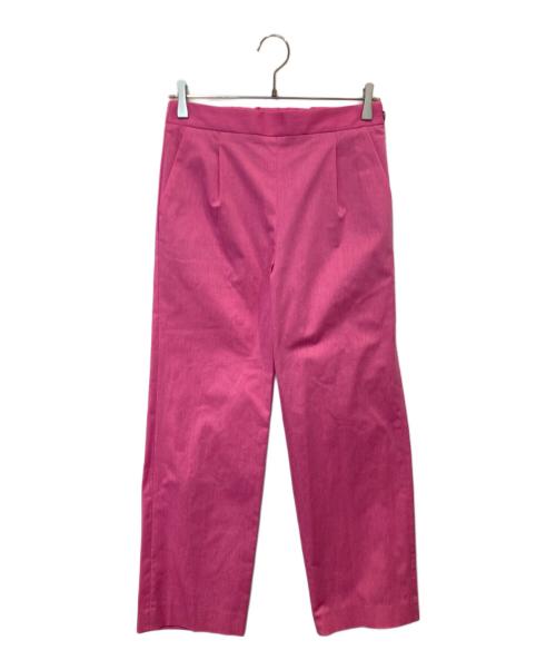 MACPHEE（マカフィー）MACPHEE (マカフィー) ストレッチツイル タックパンツ　12-04-32-04501 ピンク サイズ:36 未使用品の古着・服飾アイテム